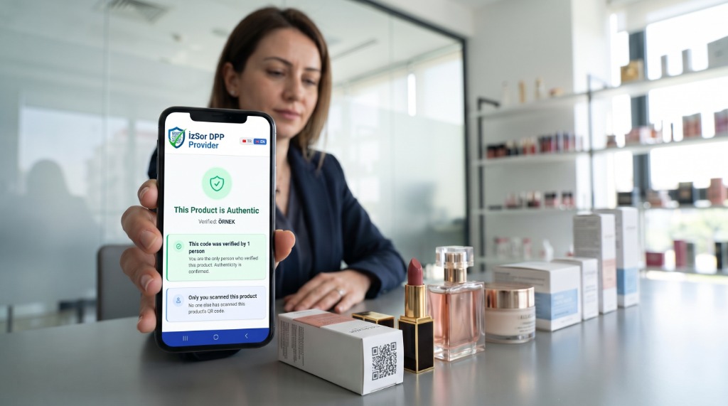 İzSor DPP Provider Mobil Orijinallik ve Doğrulama Arayüzü