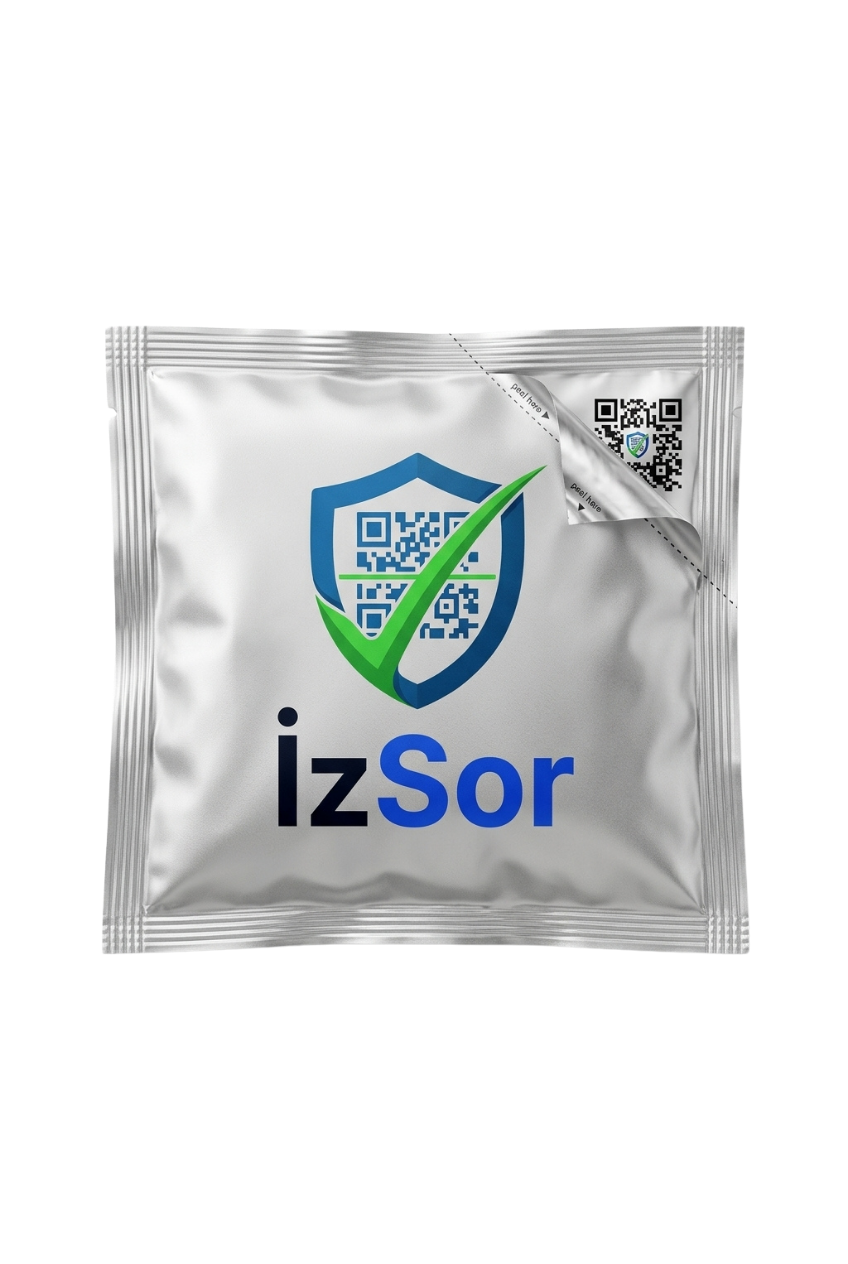 Folyo Sachet & Poşet — Güvenlik Kulakçığı Altında QR Kod